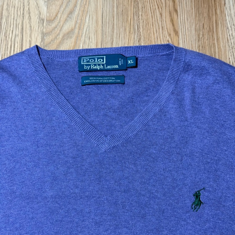 Polo by Ralph Lauren Men's Purple Sweater